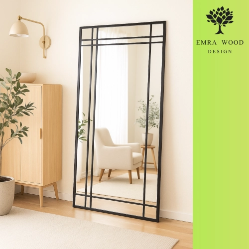 Lustro loft ze szprosami - MARKUS - kolor ramy do wyboru